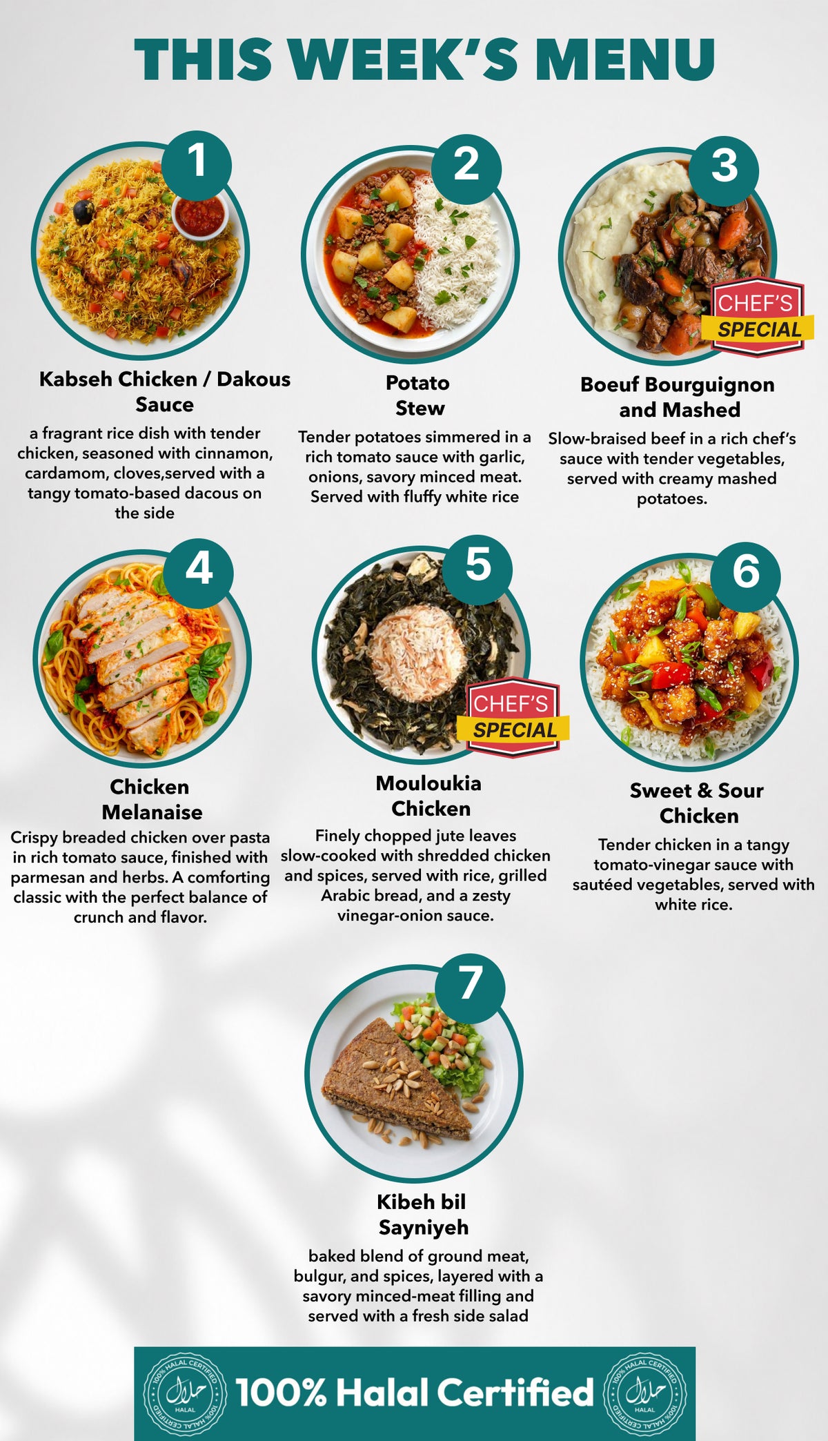 EXCLUSIVE 6 (+1 FREE) MEAL PLAN -- USE CODE: FREEMEAL